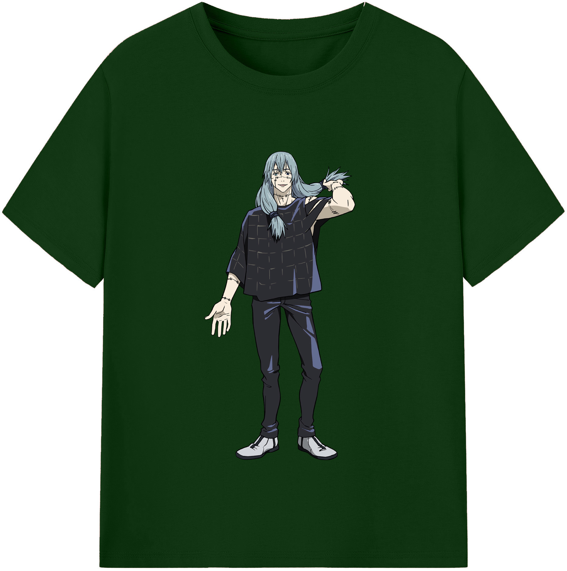 （画像用） 呪術廻戦 Jujutsu Kaisen 綿100％半袖Tシャツ（フロントプリント）